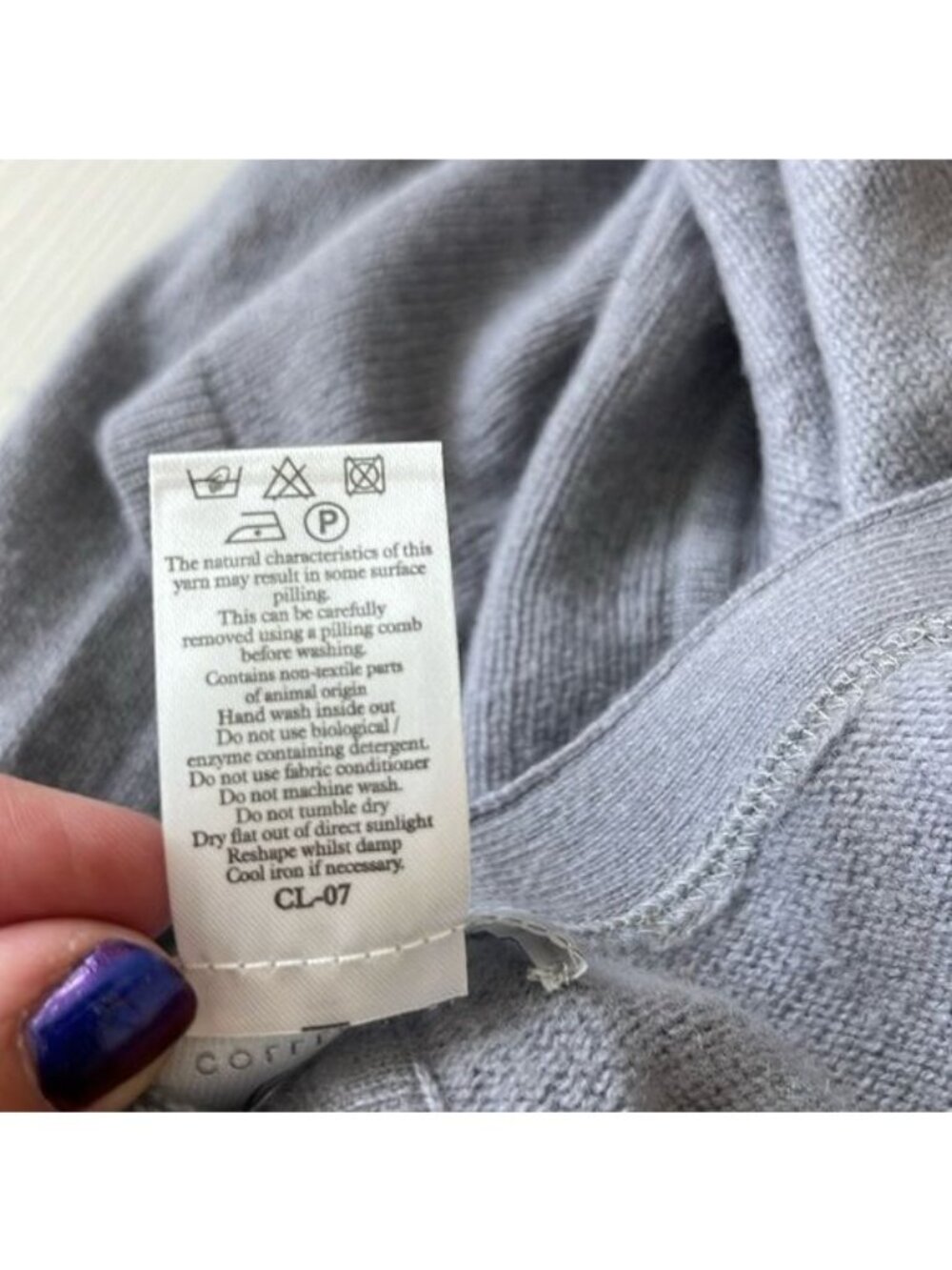 Pure Collection Cashmere Button Front Cardigan - Picture 8 of 8
